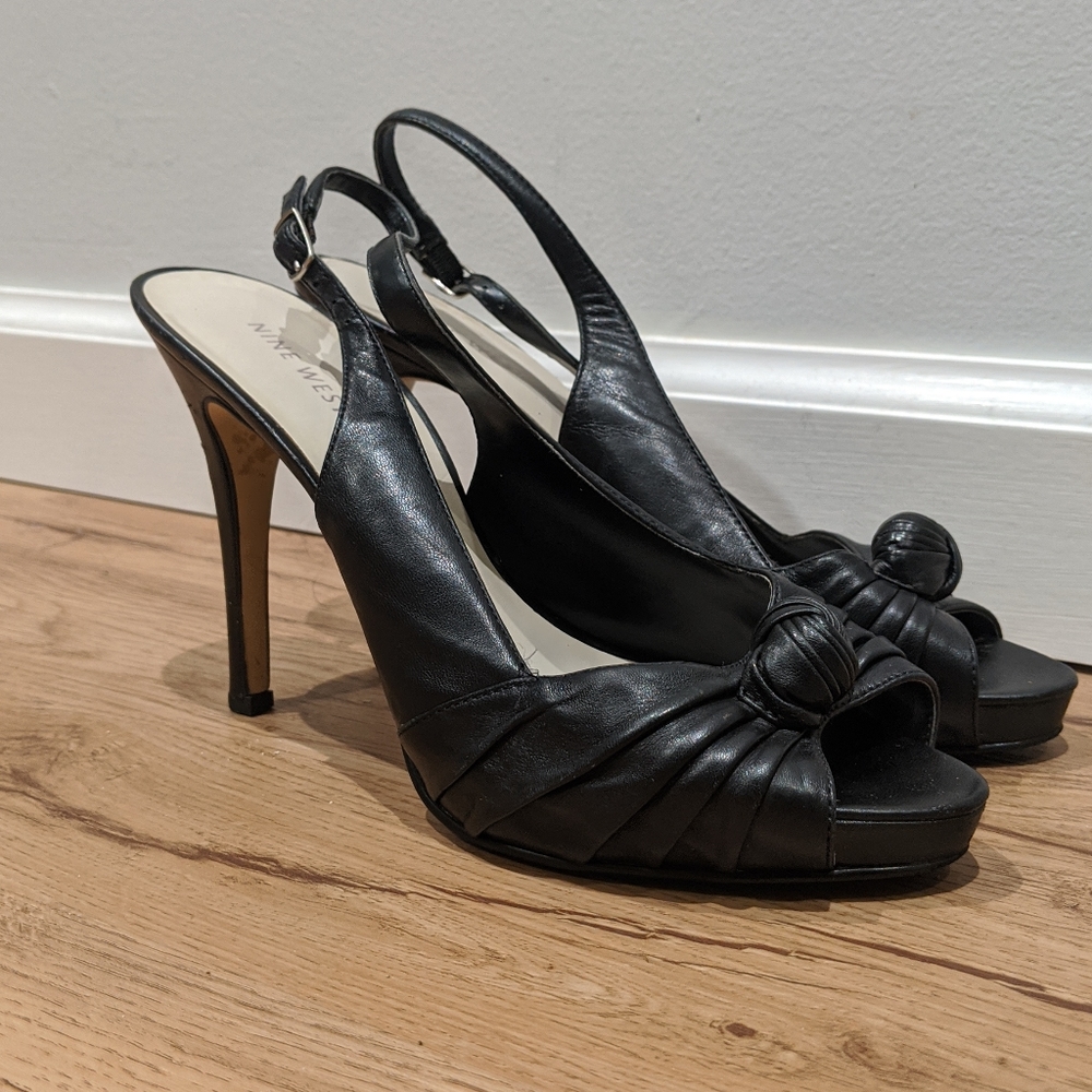 Nine West leather heels